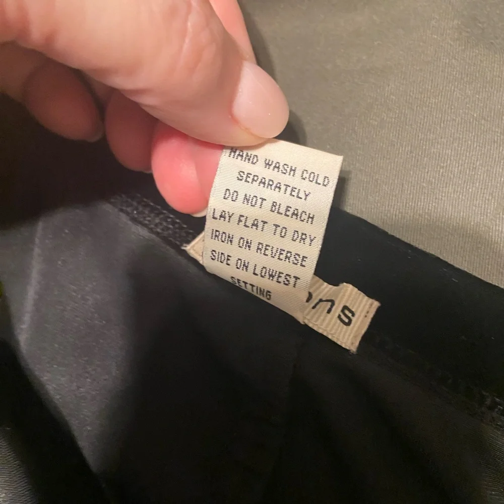 Notations Size Medium Elegant Black Velvet Skirt